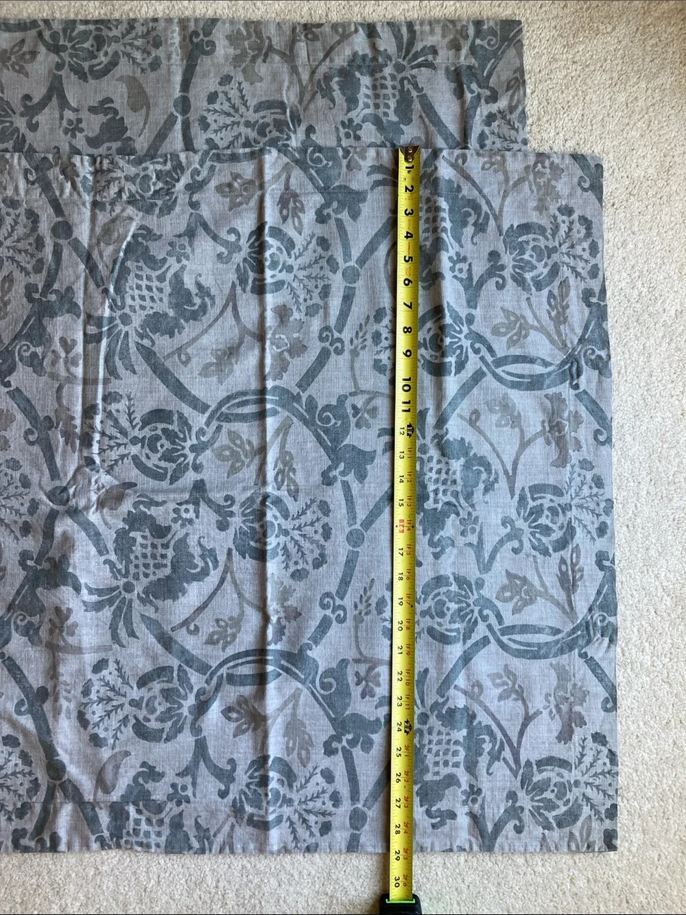 Restoration Hardware Italian Block Print Floral full/queen duvet & 2 euro shams